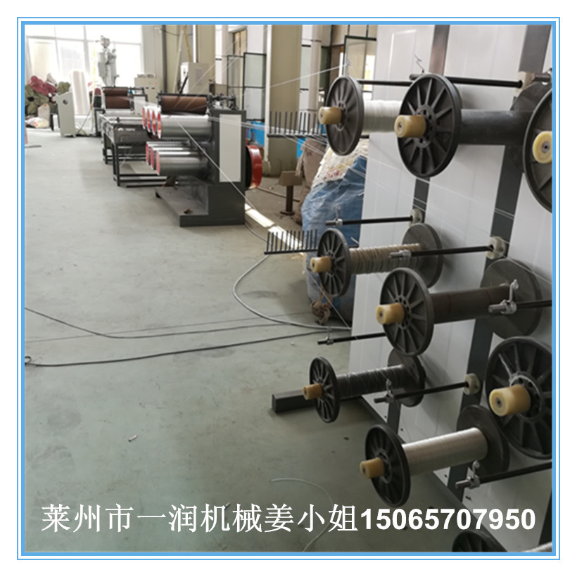 塑料建工线割草线挤出拉丝机组 PPPE塑料圆丝拔丝生产设备