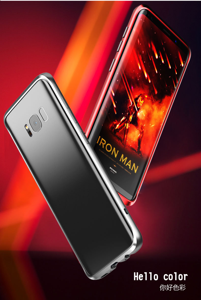GINMIC Sword Slim Light Aluminum Frame Metal Bumper Case for Samsung Galaxy S8 Plus & Galaxy S8