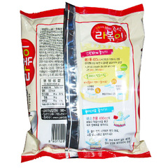 韓國進口八道年糕拉麵 年糕面方便麵煮麵泡麵零食品 甜辣味 145g