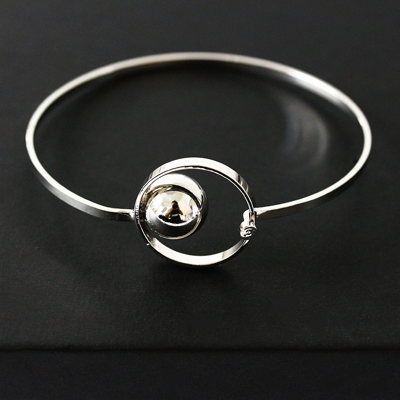 Elegant Fashion Circle Ball Geometric Bracelet Metal Unisex Bracelet display picture 2