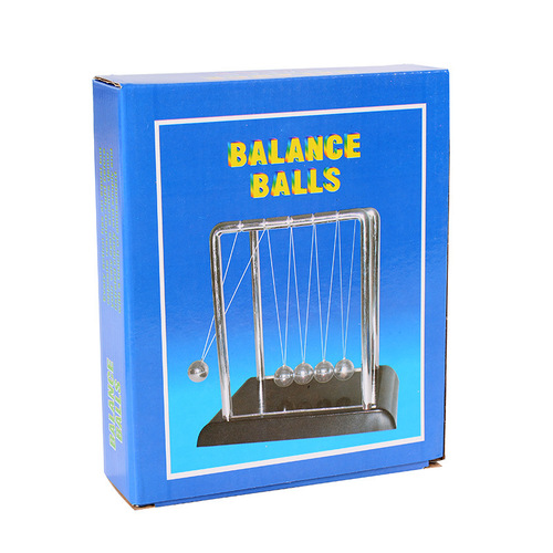 Energy Conservation Physics Newton's Pendulum Square Large, Medium and Small 3 Elastic Ball Model Ornaments New and Unique Gifts