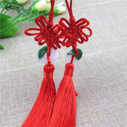 Factory direct sales No. 5, six-plate Chinese knot, automobile winery gift flute, jade piece, tassel Chinese knot wholesale