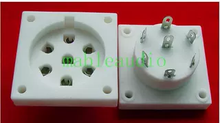 TUS-P7电子管 管座插座陶瓷7脚管座E2d,C3b,C3d,Ec,Ed,E2b用