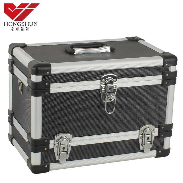 厂家出售多功能收纳铝箱 仪器设备双层包装箱 产品展示铝合金箱子