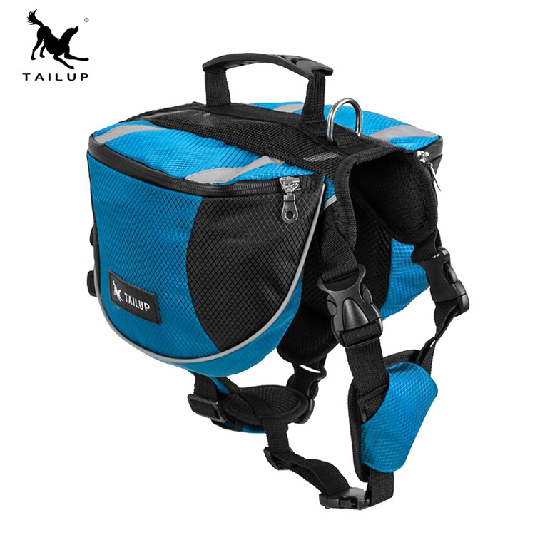 寵物包狗狗包外貿(mào)戶外安全優(yōu)麗格反光條易控防爆沖雙馱工作自背包