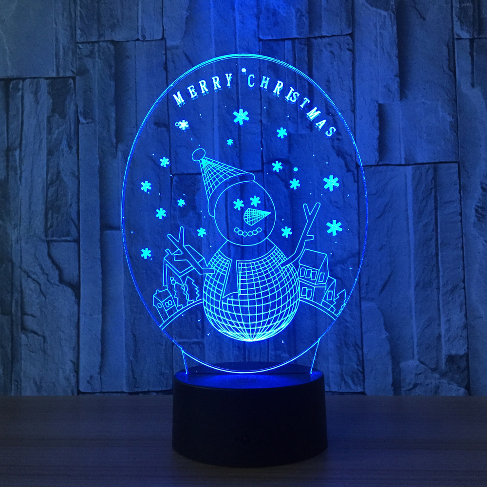 3D灯 七彩触控LED视觉灯 气氛礼品台灯