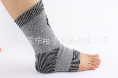 篮球足球健身防扭伤运动护踝加压四面弹轻薄透气竹炭护踝|ru