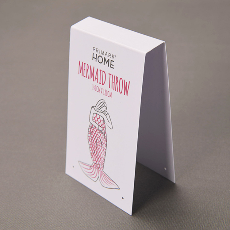 纸卡 对折纸卡卡头印刷 定做家纺对折纸卡 厂家定制家纺对折纸卡