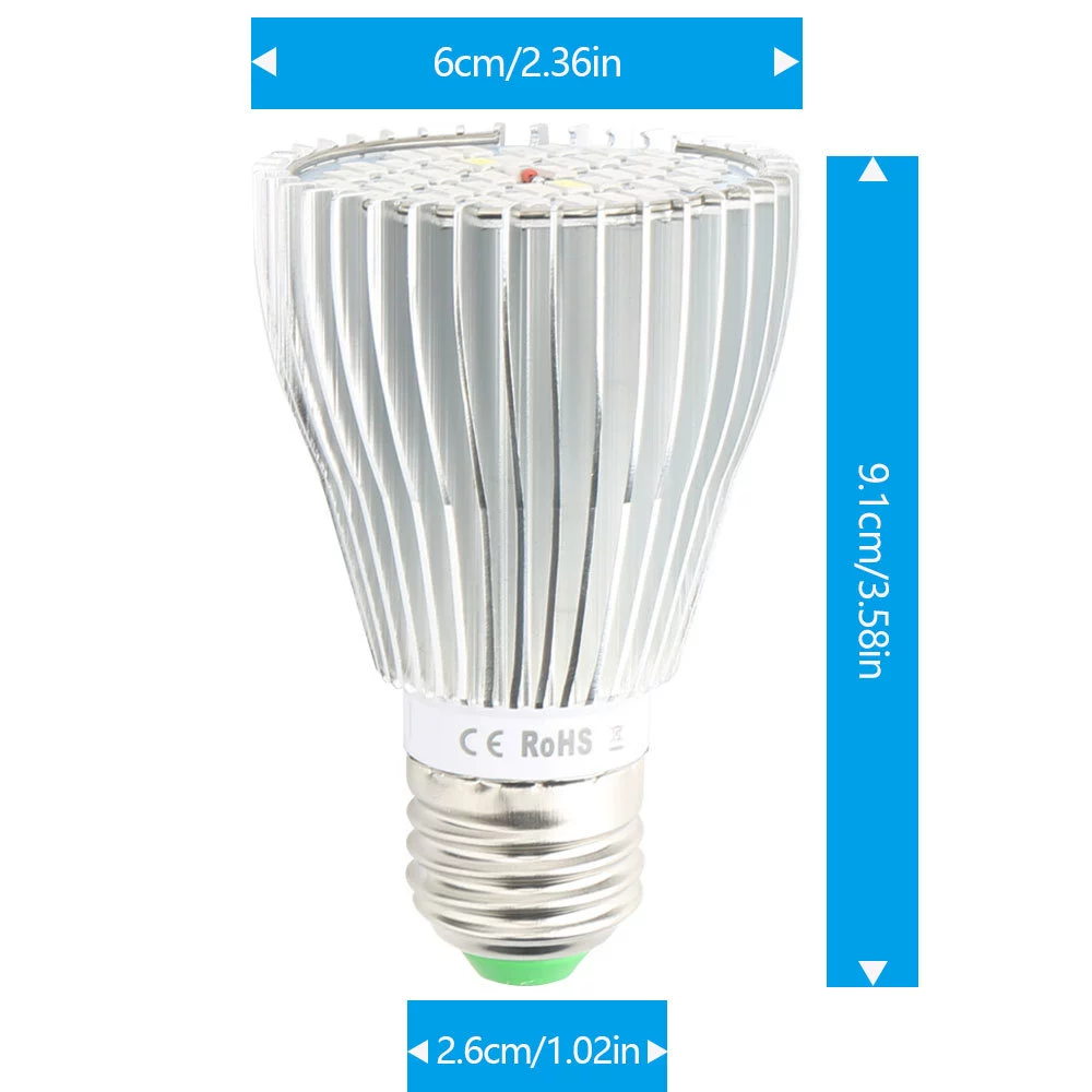 LED-лампа для растений, подсветка, прямая продажа с завода, 40, комфортный световой спектр