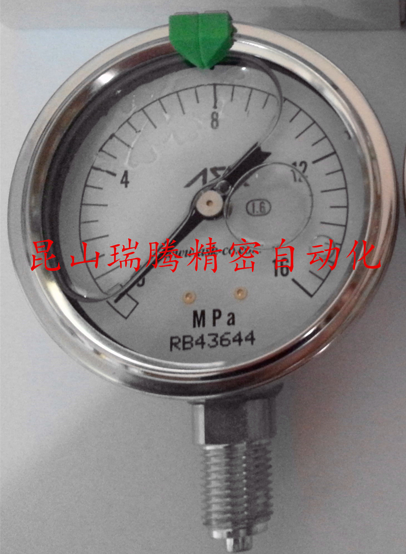 ASK压力表 OSG-AT-G1/4-60x16MPa ASK不锈钢压力计