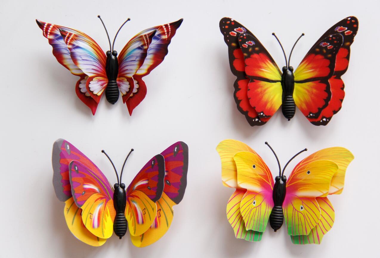 pegatinas de pared de mariposas creativas juego de 12 piezaspicture7