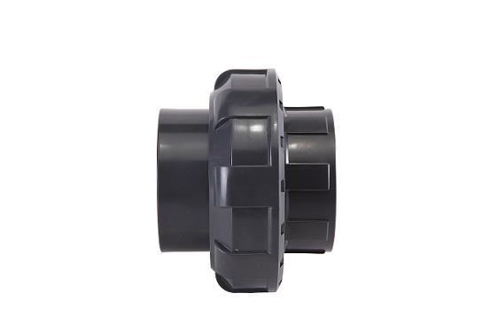 供应科恒由令PVC活接快速接头由令配件水族鱼缸管件深灰色