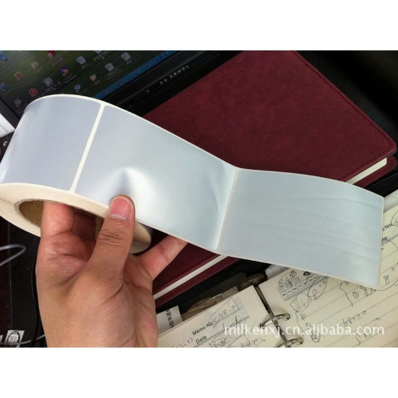 FASSON-MZ0070-50u变色亚银标签-AVERY DENNISON防伪变色不干胶P