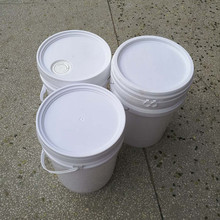 20升美式环保化工包装桶 涂料白乳胶包装圆桶带盖全新PP料加工