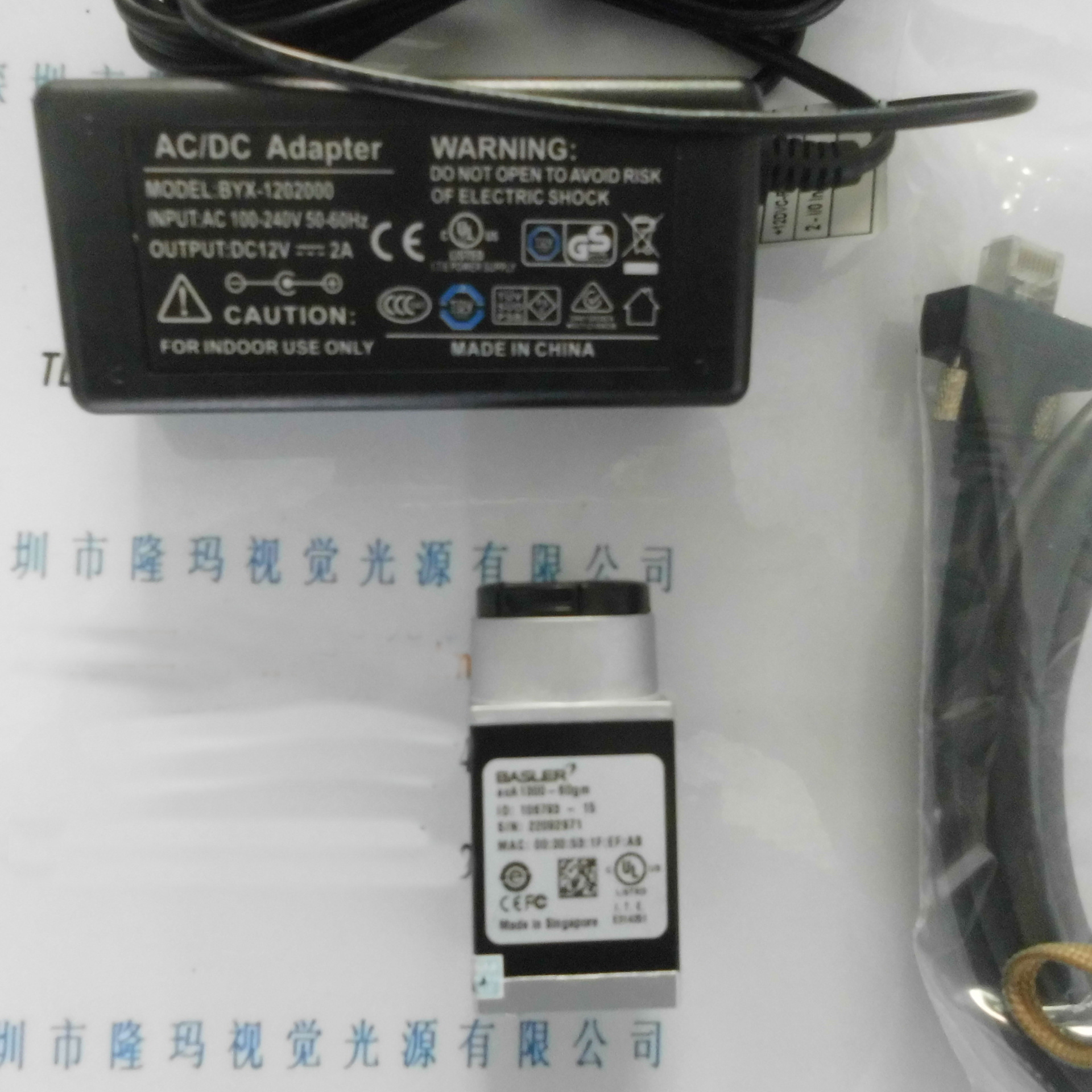 德国进口BASLER巴斯勒 ace面阵相机系列 acA1300-60gm工业相机