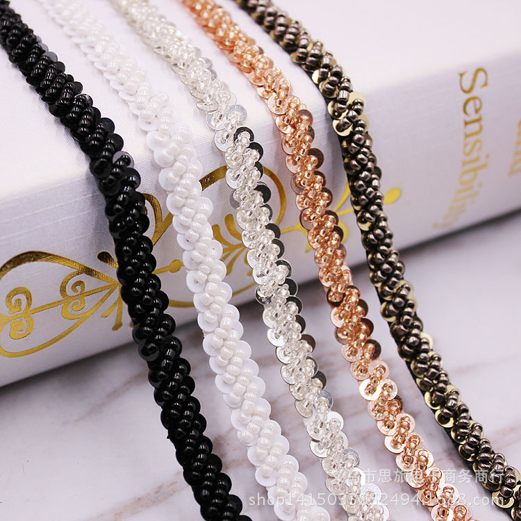 New sequins handmade beaded beads DIY clothing hair jewelry home…