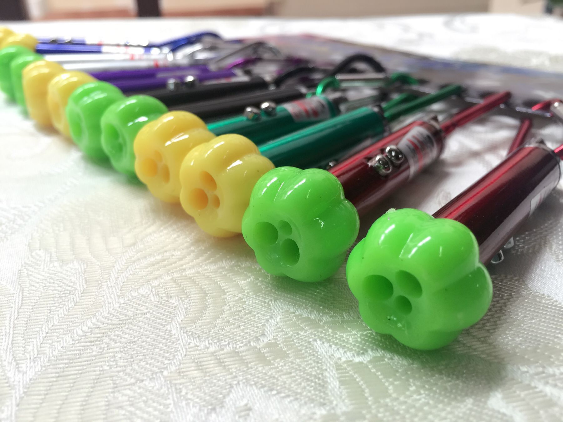 Three-in-one mini flashlight, infrared laser teaching lamp, ultraviolet banknote detector lamp, LED small flashlight pic 16