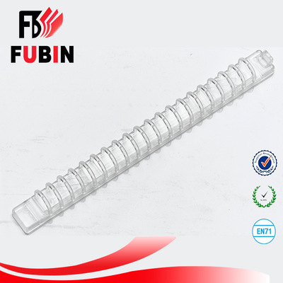 工厂直销塑料夹子 多孔文具夹 笔记本塑料夹 活页装订孔夹|ru