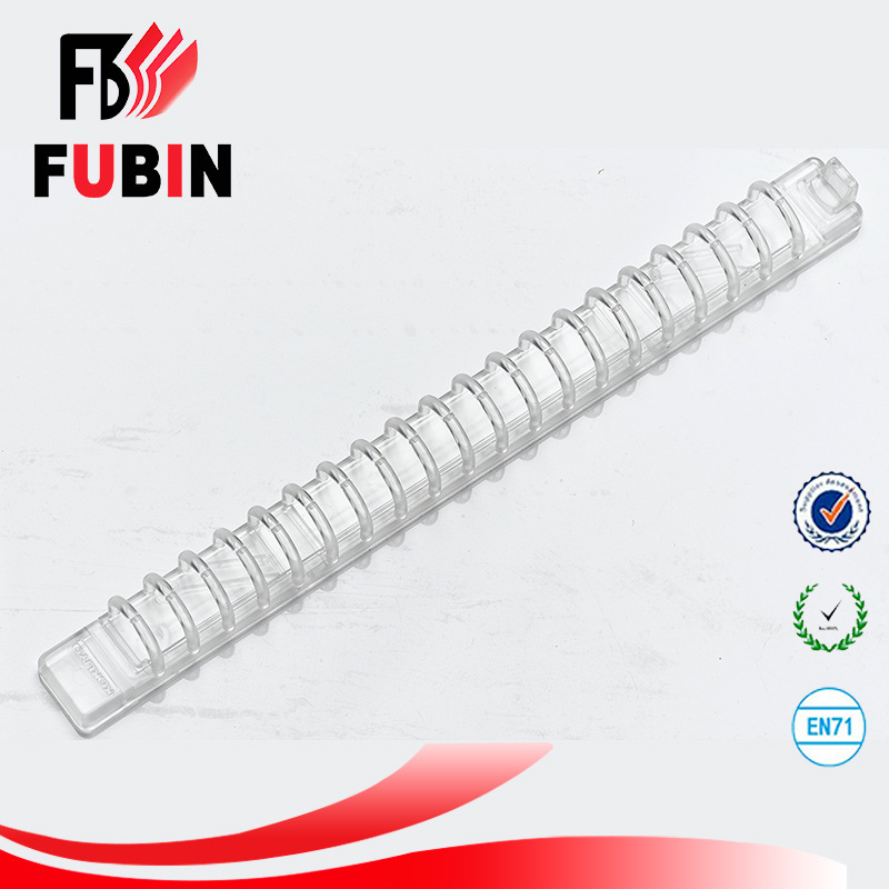 工厂直销塑料夹子 多孔文具夹 笔记本塑料夹 活页装订孔夹|ru