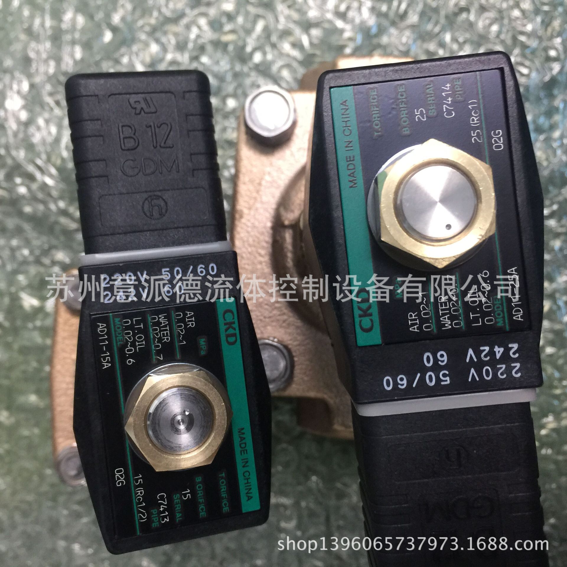 CKD电磁阀AD11-/10/15A/20A/25A-02G-AC220V型号可选