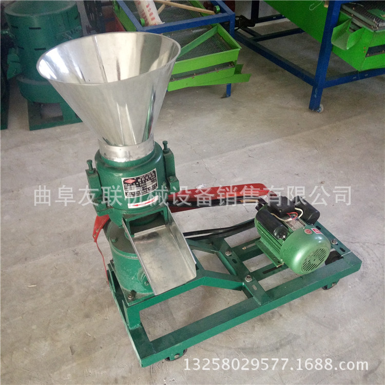 120A型畜牧饲料颗粒机 农作物秸秆饲料造粒机 养殖颗粒饲料加工机