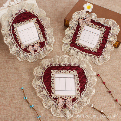 歐式蕾絲刺繡開關貼 绗縫布藝開關套防塵罩裝飾牆貼 插座保護套