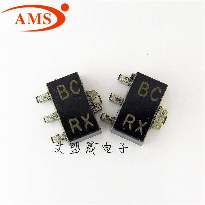 2SB1188 T100R 丝印BC RX SOT-89贴片三极管 Rohm/罗姆 全新现货