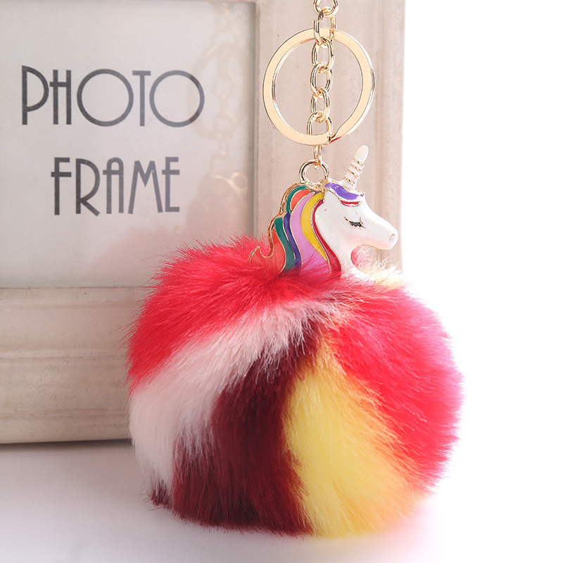 50g Weight Keychain Classification 1 Piece Quantity Daily Occasion Plush, Metal Material Unisex Gender Cute, Sweet Style 1 Piece Cute Sweet  Plush Metal Unisex Keychain 17