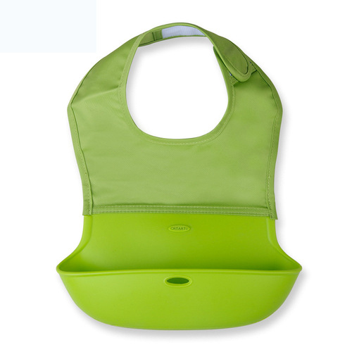 CTT Carter Bunny Silicone Rice Pocket Baby Children's Waterproof Three-dimensional Food Bibs and Mouth Wipes Disposable