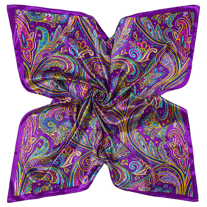 110g Weight Scarf Classification Holiday, Daily Occasion Polyester Material Monogram Pattern All Seasons Season Women's Gender Elegant, Business, Retro Style Women's Elegant Business Retro Monogram Polyester Scarf 6