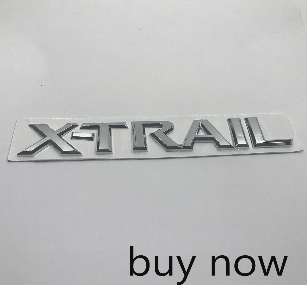 2020 3D Car Rear Emblem Badge Chrome X Trail Letters