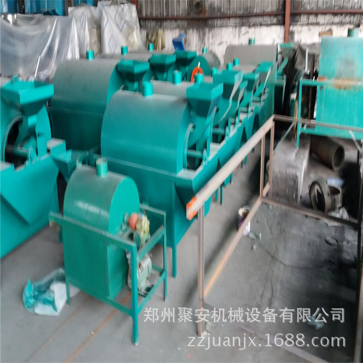 现货销售100公斤花生炒货机 敞口式滚筒炒锅 芝麻 瓜子卧式炒籽机