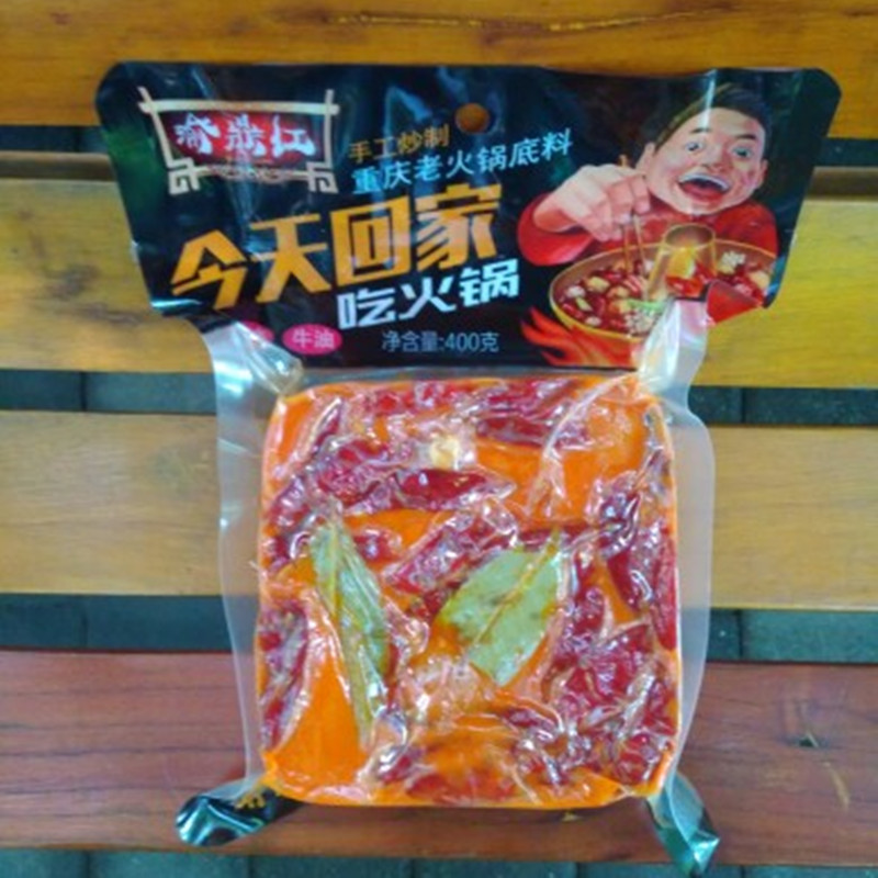 manual Chongqing Hot pot bottom material 400 Spicy and spicy Butter Bottom material Return home Hot Pot series Seasoning