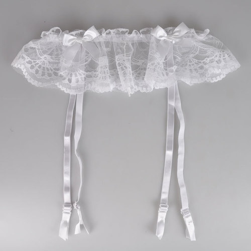 Wholesale BEILEISI lace jacquard high stockings garters 5002 women's sexy garters
