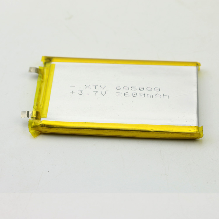 深圳厂家供应数码使用聚合物电池 605080/2600mAH聚合物可充电池