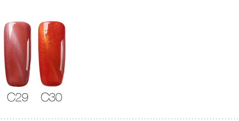 Cat Eye Gel Nail Polish Effect