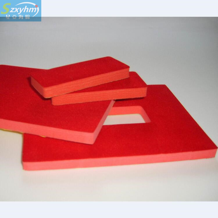 加工厂海绵内衬节假日平安果盒子贴绒布复合来样加工成型