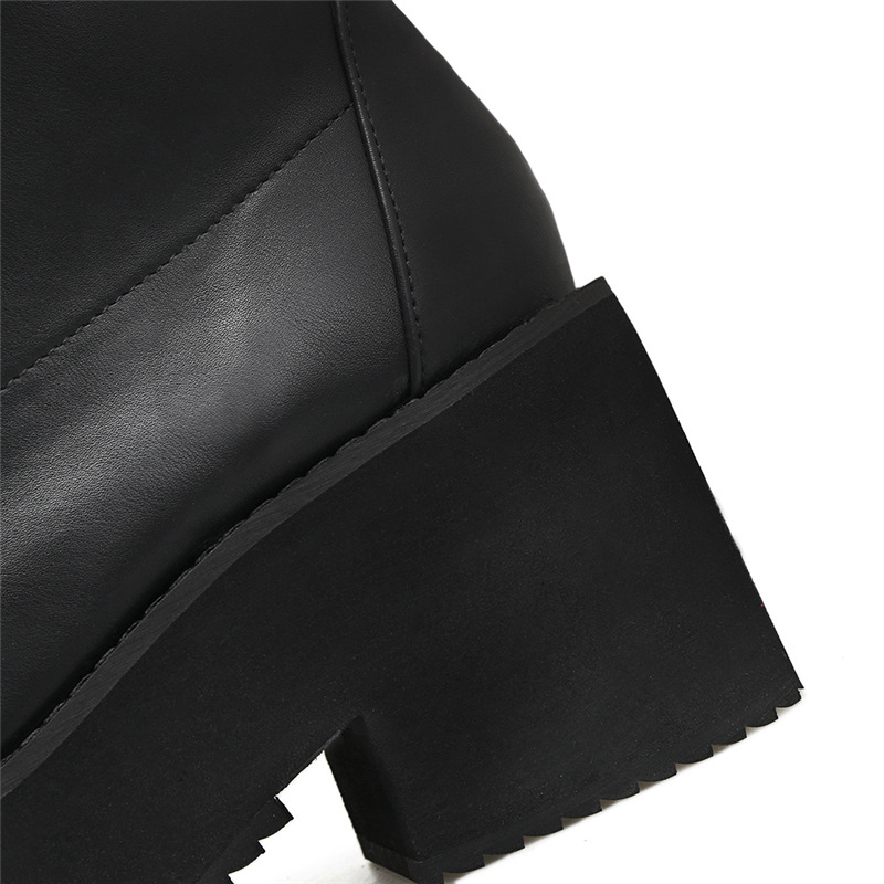 Bottes femme en En cuir - Ref 3355171 Image 4