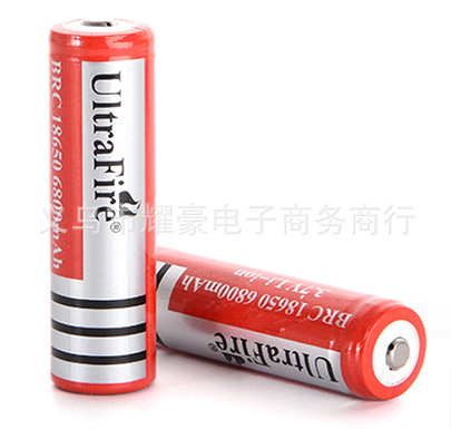 18650充电锂电池 强光手电筒尖头锂电池4200毫安3.7V