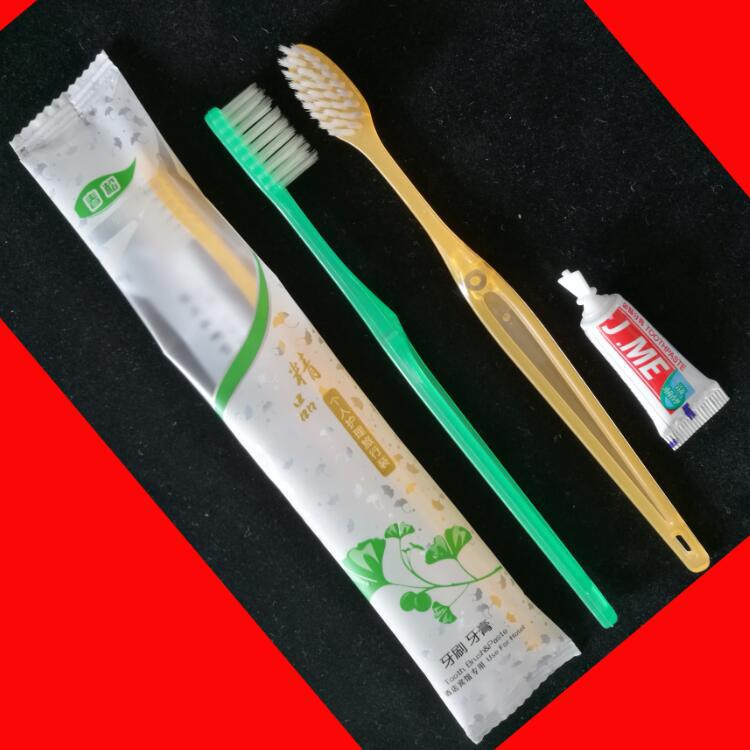 Yangzhou Gaestgiveriet Hotel Disposable supplies Manufactor Direct selling toothbrush Two-in-one Teeth suit Softcover
