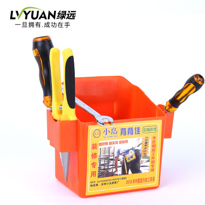 厂家直销多用途工具盒 木工塑料钉盒/钉桶/木工钉子腰包/建筑工具|ms