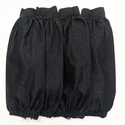 cowboy Elastic mouth antifouling Sleeves wear-resisting Hamal work practical Cleaning Denim Sleevelet