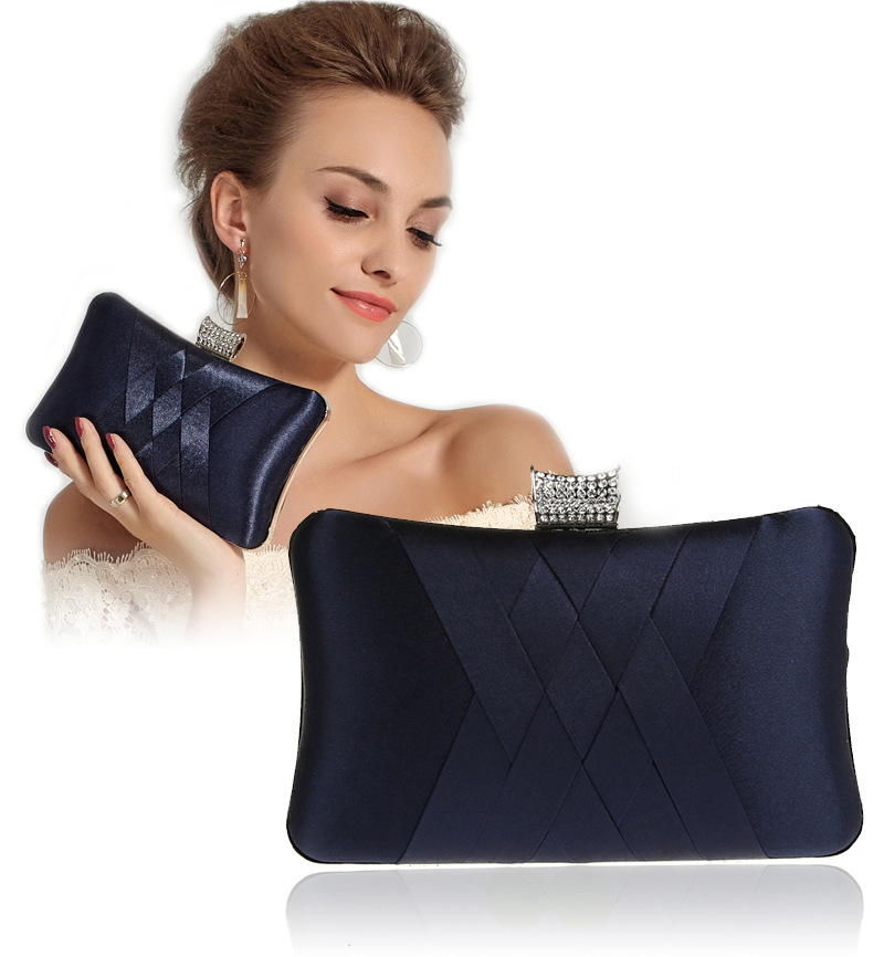 goods in stock wholesale Concise Diamond Evening Bags clutch bag Dress bag lady Banquet packages 7395