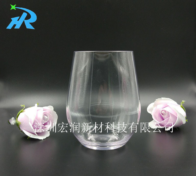 長期出售 厚底塑料酒杯 玻璃質(zhì)感塑料酒杯 Tritan材質(zhì) 可定制LOGO