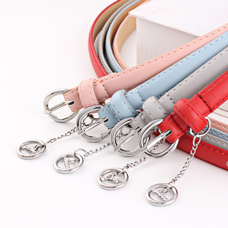 Jeans Pin Buckle Ring Pendant Decoration Women's Belt Sling Explosion Young Student Belt Spot Wholesale