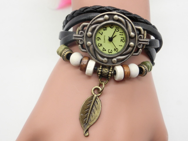 Ethnic Style Leaf Buckle Quartz Women's Watches display picture 6