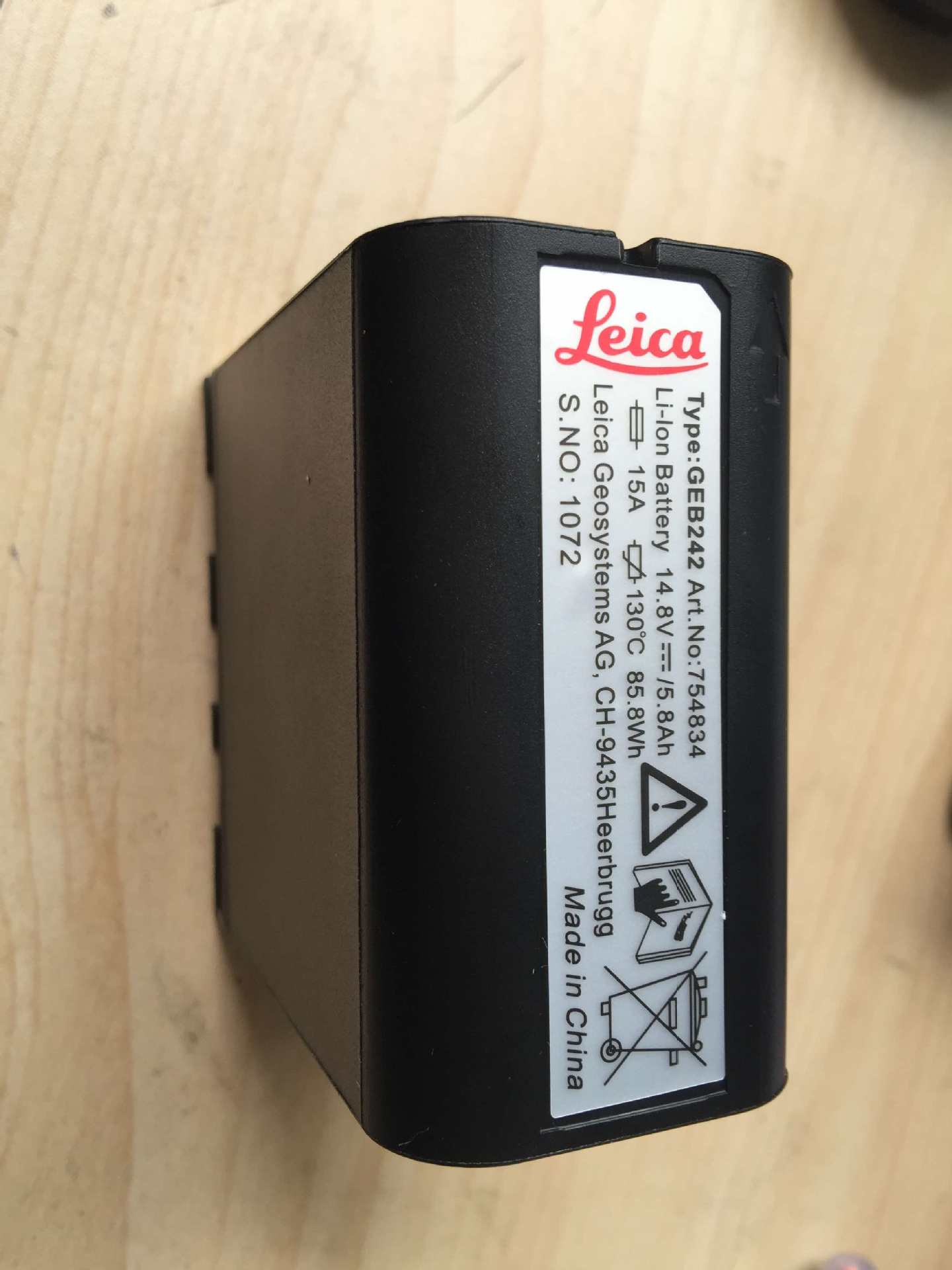 全新TM50徕卡全站仪电池GEB242适用TS30全站仪ts60内置锂电池