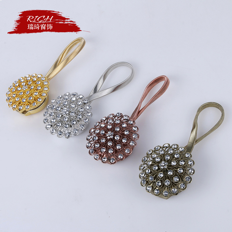 Manufacturers Spot Rare earths Permanent magnet Gypsophila curtain Magnet Bandage 4 colors Curtain buckle Bangsheng parts accessories