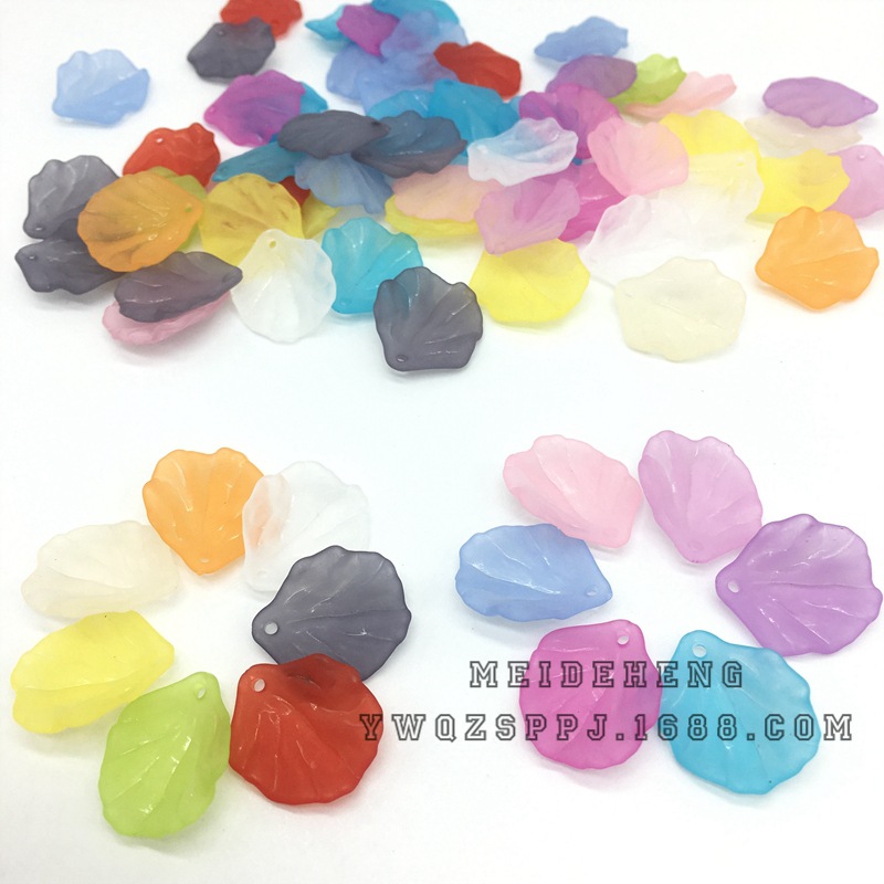 Ancient court hairpins, frosted small shells, flowers, leaves, hairpins, Hanfu accessories, DIY accessories, earrings, pendants detail image 3