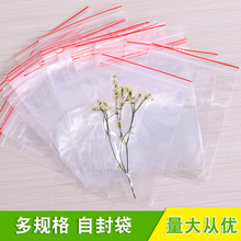 拉鏈PE袋 食品自封袋 長方形包裝袋 食品封口袋 膠袋加厚 塑料袋
